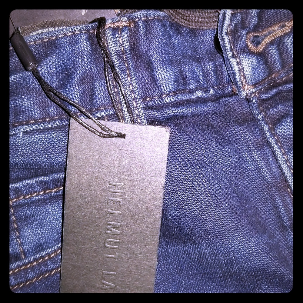 Helmut Lang skinny jeans size 24 dark blue